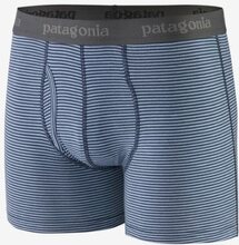 Patagonia Essential Boxer Briefs 3" Men Fathom Stripe: New Navy