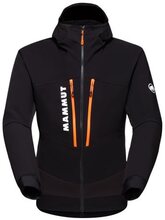 Mammut Aenergy So Hybrid Hooded Jacket Men Black/Vibrant Orange