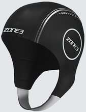 Zone3 Neoprene Swim Cap Black/Reflective Silver