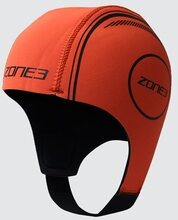 Zone3 Neoprene Swim Cap Hivis Orange
