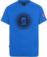 TROLLKIDS Pointillism T-ShirtKids Glow Blue/Navy