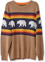KAVU Highline Sweater Men Snow Bear