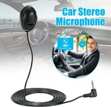 Mini 3,5mm Wired Paste Typ Externe Mikrofon Auto Audio Mic Für laptop DVD Radio Stereo-Player