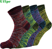 1 Pair toe socks for man cotton colorful Five Finger Socks meia masculina funny socks sokken vintage mans socks