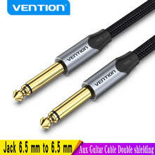 Tions Aux Gitarre Kabel 6,5 Jack 6,5mm zu 6,5mm Audio Kabel 6,35mm Aux Kabel für Stereo Gitarre