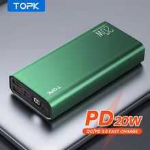 TOPK I2006P Power Bank 10000mah & 20000 mAh Tragbare Lade LED Externe Batterie PD 20W Power 10000