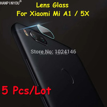 5 Pcs/Lot For Xiaomi Mi A1 5X Mi5X MiA1 M5X 5.5" Ultra Thin Clear Back Camera Lens Protector Soft Tempered Glass Protective Film