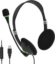 USB Headset With Microphone Call Centre Office Headphones USB Headsets Wired Headset Traffic Headset For PC /Laptop/Computer