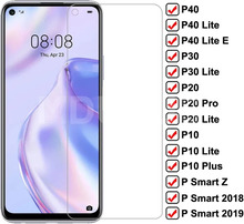 9H Anti-Burst Gehärtetem Glas Für Huawei P30 P40 Lite E Schutz Screen Protector P20 Pro P10 Plus P