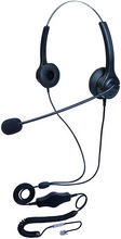 Head-mounted Telephone Operator Headset Wireless Headsets Twin-ear Wire Control Headset Customer Service Dedicated Headset