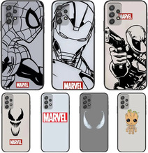 Marvel Iron Man Spiderman Telefon Fall Hull Für Samsung Galaxy A70 A50 A51 A71 A52 A40 A30 A31 A90