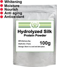 Hot Selling Hydrolyzed Silk Protein Powder Amino Acid Powder Deep Whitening, Moisturizing and Anti-aging Raw Materials