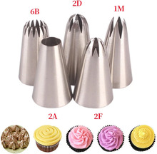 5/1Pcs Flower Iciping Piping Nozzles Cake Decorating Tips Confectionery Baking Flower Cream Nozzle Kitchen Gadgets