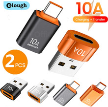 Elough 10A USB 3.0 To Type C Adapter OTG USB C Male To USB Female Converter For Macbook Laptop Xiaomi Samsung Fast OTG Connector