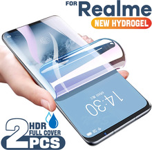 2Pcs Full Cover Screen Protector For Realme GT Neo 5 3 2 9 8 7 6 GT 2 Pro Screen Protector Hydrogel For Realme 10 9i 8i X2 X3 XT