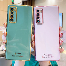 Für P smart 2021 Fall Luxus Überzug Weiche Silikon Telefon Fall Für Huawei P30 P20 P30 P40 P50 Lite