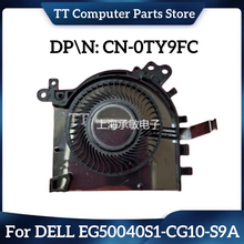 TT New Original Laptop CPU Cooling Fan Heatsink For DELL EG50040S1-CG10-S9A 0TY9FC Free Shipping