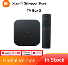 Xiaomi Mi TV Box S Android TV Box 8 1 Globale Version 4K HDR Quad-core Bluetooth 4 2 Smart TV Box