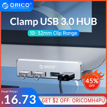 ORICO Clip-typ USB 3,0 HUB Aluminium Externe Multi 4 Ports USB Splitter Adapter für Desktop Laptop