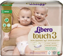 Libero Touch 3 Öppen Blöja 5-9 kg, 48 st