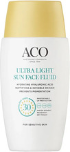 ACO Ultra Light Sun Face Fluid SPF30 40 ml