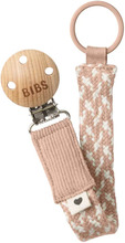 BIBS Pacifier Braid Napphållare Blush/Ivory