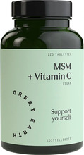Great Earth MSM+Vitamin C 120 tabletter