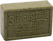 La Savonnerie de Nyons Savon Exfoliant Noyaux d'Olive hård tvål 100 g