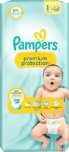 Pampers Premium Protection S1 2-5 kg 42 st