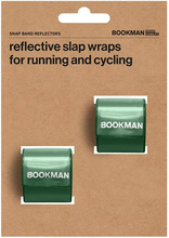 Bookman Snap Band Reflectors Green 2-pack