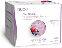 Nupo Diet Shake Value Pack Blueberry Raspberry 30 port.