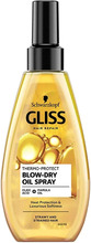 Schwarzkopf Gliss Oil Nutritive Blow Dry Oil Spray 150 ml
