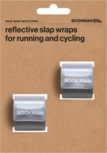 Bookman Snap Band Reflectors White 2-pack