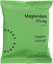 Great Earth Magnesium 375 mg refill 60 tabletter