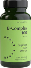 Great Earth B-Complex 100 mg 60 tabletter