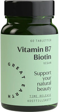 Great Earth Vitamin B7/Biotin 1000 mcg 60 tabletter