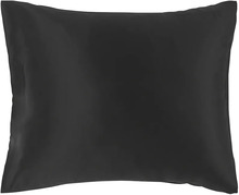 Lenoites Mulberry Silk Pillowcase 50x60 cm Black