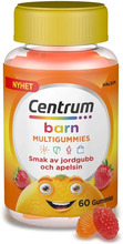 Centrum Multigummies barn smak av jordgubb & apelsin