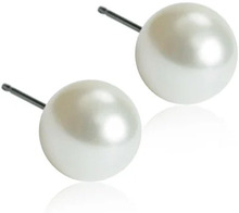 Blomdahl Örhängen Pearl 6 mm White