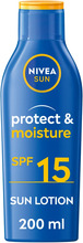 Nivea Sun Protect & Moisture Lotion SPF 15 200 ml