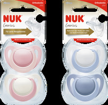 NUK Genius Napp 2-pack 0-2 mån