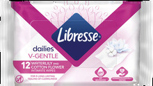 Libresse Dailies V-gentle intimservetter Näckros & Bomullsblomma 12-pack