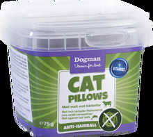 Dogman Cat Pillows Anti-hårboll 75 g