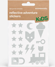 Bookman Reflective Sticker Adventure White