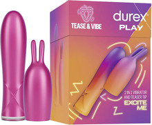 Durex + Durex Play 2in1 Vibrator and Teaser Tip