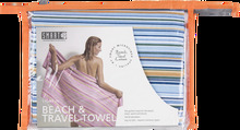 Smart Beach & Travel Towel Blue Stripe