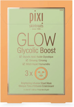 Pixi Glow Glycolic Boost Sheet Mask 3-pack