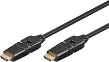 Goobay Fleksibelt HDMI Höghastighetskabel med Ethernet - 1 meter
