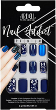 Ardell Nail Addict Artificiell Naglar - Matte Blue (24 PCS)