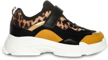 Duffy Sneakers - Sort & Leopard